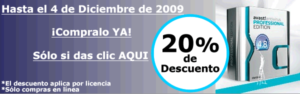 Avast Profesional en promocin